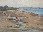 Cor Noltee (1903-1967) - Strandje langs de rivier, Antiek en Kunst