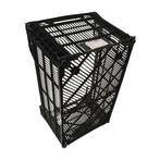 Zwarte kunststof agrikrat 500x300x240 mm geperforeerd, Zakelijke goederen, Horeca | Overige, Ophalen of Verzenden