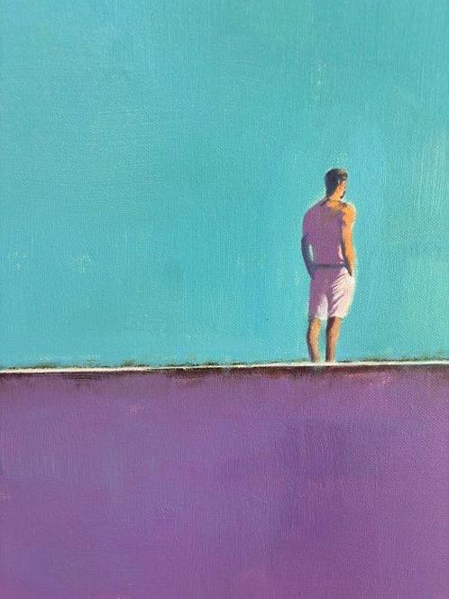 Billy - Horizon, Antiek en Kunst, Kunst | Schilderijen | Modern