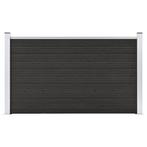 vidaXL Schutting 180x105 cm HKC grijs, Verzenden, Nieuw