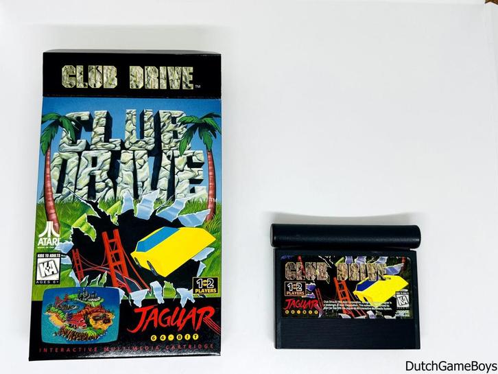 Atari Jaguar - Club Drive, Games en Spelcomputers, Spelcomputers | Atari, Gebruikt, Verzenden