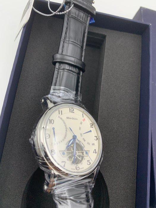 SEA-GULL - Mechanical Flywheel Double Retrograde Watch DATE, Handtassen en Accessoires, Horloges | Heren