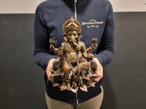 Statue, Detailed God Ganesha - Elephant - 20 cm - Résine, Antiek en Kunst, Curiosa en Brocante