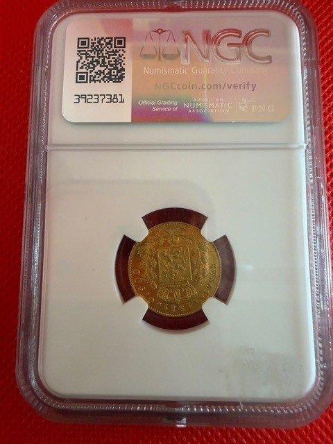 Nederland. Willem III. Halve gouden Willem / 5 Gulden 1851 -, Postzegels en Munten, Munten | Nederland