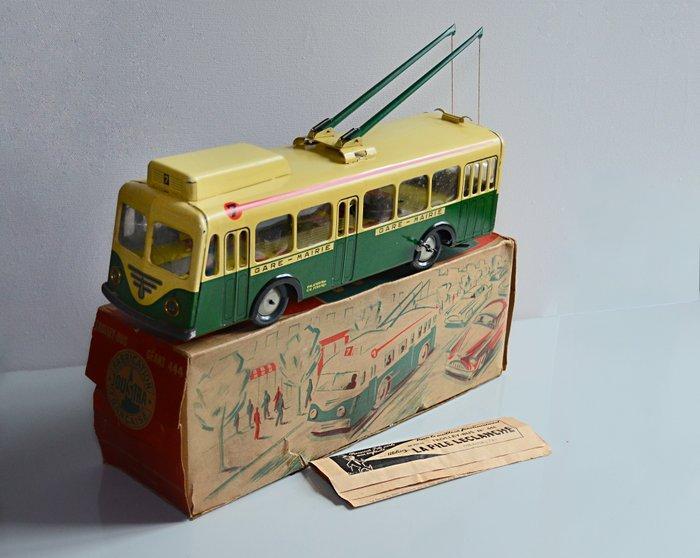 Joustra - Jouet en étain - Trolley-Bus Géant, Route, Antiek en Kunst, Antiek | Speelgoed