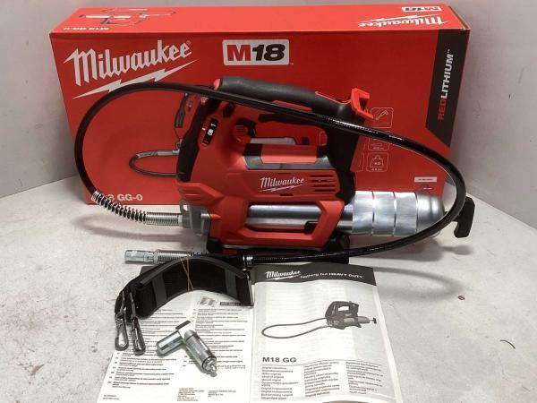Veiling - Milwaukee M18 GG-0 18V Li-Ion accu vetspuit body, Bricolage & Construction, Outillage | Outillage à main