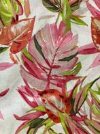 Chique glamour stof met bladvormpatroon - Textiel - 250 cm -, Antiek en Kunst