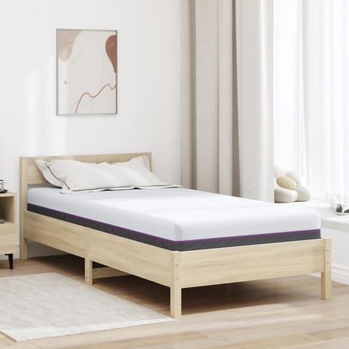 vidaXL Matras Wit, Gris 90 x 200 cm Schuim, Huis en Inrichting, Slaapkamer | Matrassen en Bedbodems, Nieuw, Verzenden