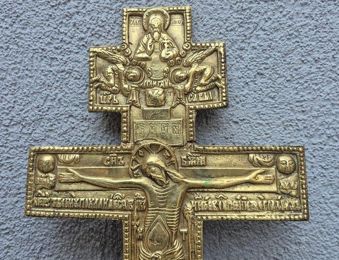 Kruis - Brons - 1850-1900 - Zegenkruis, Antiek en Kunst, Kunst | Niet-Westerse kunst
