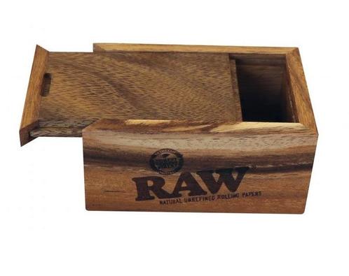 RAW Acacia Wood Box, Collections, Articles de fumeurs, Briquets & Boîtes d'allumettes, Envoi