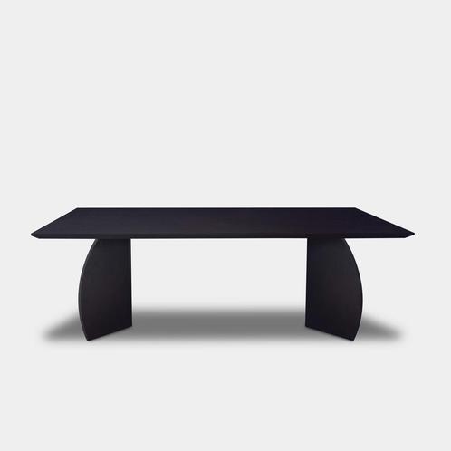 Tafel Rechthoekig Eikenhout - Driehoek - Donker Eiken, Huis en Inrichting, Tafels | Eettafels