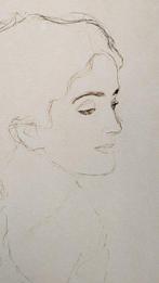 Gustav Klimt (1862-1918), after - Brustbild im Profil nach, Antiek en Kunst