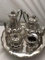 Tafelservies (5) - zilveren metaal - Jouw service en koffie.