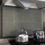 vidaXL Spatscherm keuken 100x60 cm gehard glas transparant