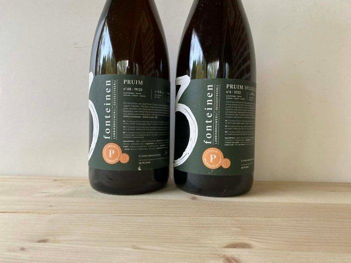 3 Fonteinen - Pruim Brusselse Datjes n°6 + Pruim Conducta, Verzamelen, Wijnen