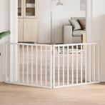 vidaXL Hondenhek opvouwbaar 2 panelen wit 160 cm, Dieren en Toebehoren, Verzenden, Nieuw