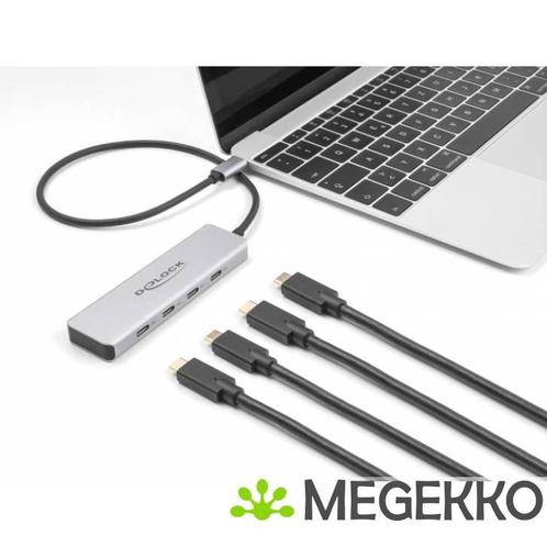 Delock 64231 USB 10 Gbps USB Type-C Hub met 4 x USB Type-C, Computers en Software, USB Sticks, Nieuw, Verzenden
