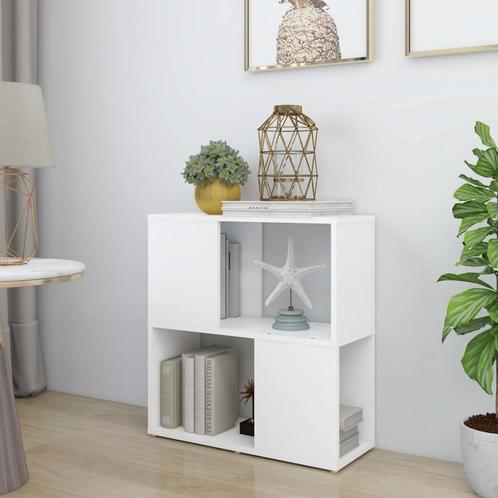 vidaXL Boekenkast 60x24x63 cm bewerkt hout wit, Huis en Inrichting, Kasten | Boekenkasten, Nieuw, Verzenden
