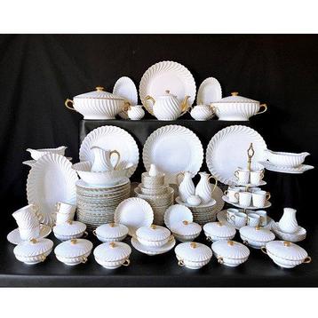 Haviland & Co. Limoges - Eetservies (127) - Côtes Torse, Antiek en Kunst