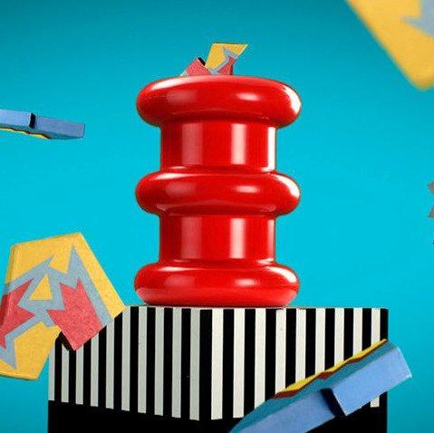 Kartell - Ettore Sottsass - Kruk - pilaar - Thermoplastisch, Antiek en Kunst, Antiek | Meubels | Stoelen en Sofa's