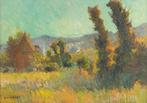 Narcisse Guilbert (1878-1942) - Paysage, prairie à Saint