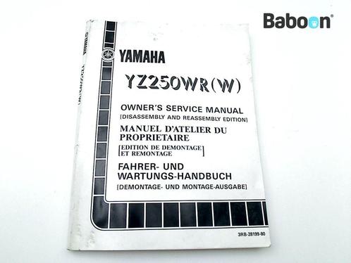 Livret dinstructions Yamaha YZ 250 1986-2012 2T WR  (W), Motoren, Onderdelen | Yamaha, Verzenden