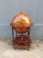Bar - Bois, pâtes - Bahut-bar globe terrestre, armoire à, Antiek en Kunst
