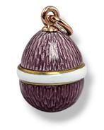 Pendentif - 14 carats Or jaune, Un pendentif œuf or 56k orné