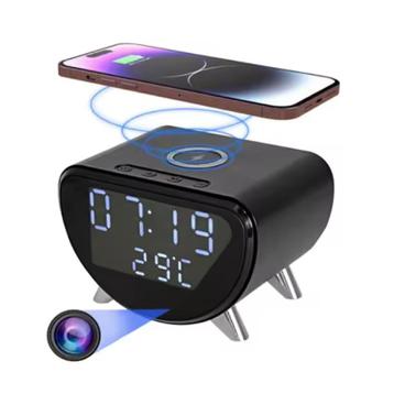 Camera Wekker - 4K WiFi Klok - Smart Home Security Night beschikbaar voor biedingen
