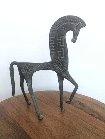 Beeldje - Paard met decoratief patroon - Metaal