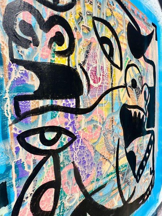 NIRVANA - BRUTALISM // NO RESERVE, Antiquités & Art, Art | Peinture | Moderne