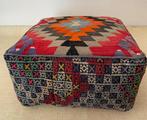 Kelim Poef - Kelim - 48 cm - 48 cm