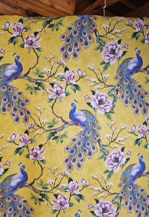 Laatste lot! 365x280cm! Exclusieve Art nouveau stof met, Antiek en Kunst, Antiek | Tapijten, Tafelkleden en Textiel