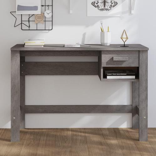 vidaXL Bureau HAMAR 110x40x75 cm massief grenenhout, Huis en Inrichting, Bureaus, Nieuw, Verzenden