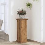 vidaXL Plantenstandaard 33x33x80 cm bewerkt hout artisanaal, Verzenden, Nieuw
