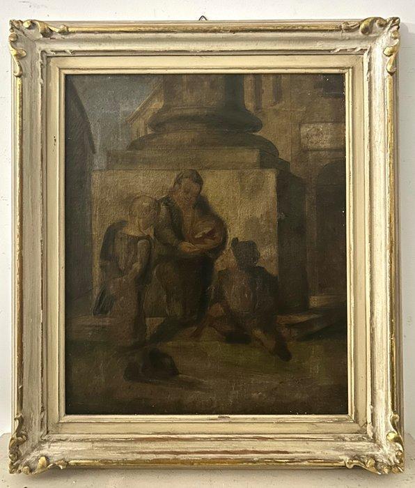 Giuseppe Molteni (1800-1867), Attr. a - Giochi di fanciulli, Antiek en Kunst, Kunst | Schilderijen | Klassiek