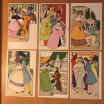 Style Art Nouveau, types de Bruges, Congo belge - signé par, Verzamelen, Gelopen