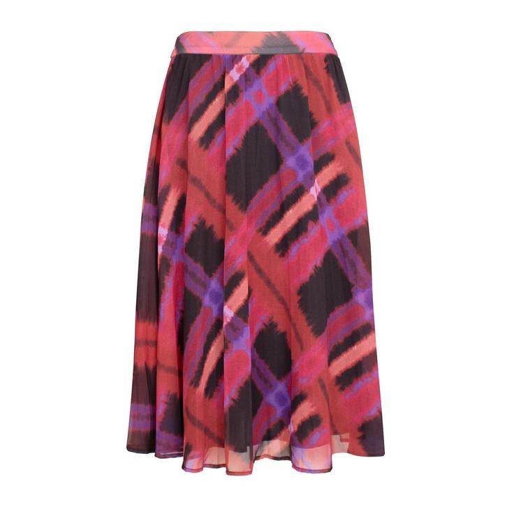 Frogbox • geruite midi rok • 36, Kleding | Dames, Truien en Vesten, Roze, Nieuw, Maat 36 (S), Verzenden