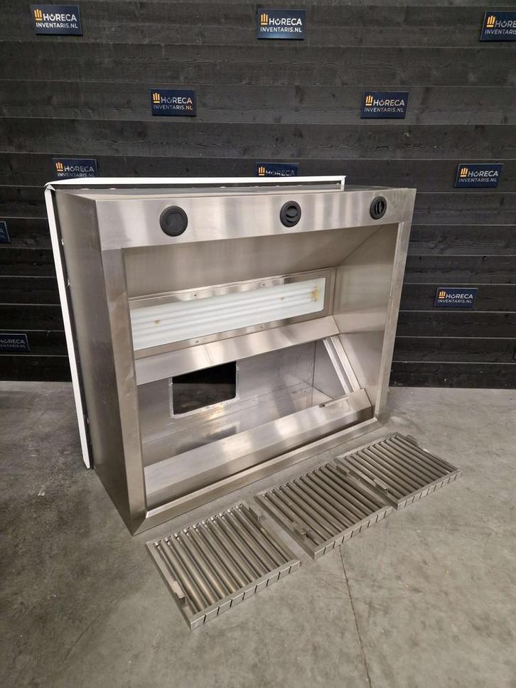 Afzuigkap | inductie | doosmodel | RVS | 150x120 cm, Zakelijke goederen, Horeca | Keukenapparatuur, Gebruikt