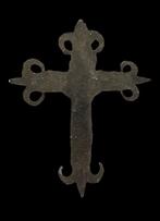 Lood Pelgrimsinsigne - 6.5 cm, Antiek en Kunst