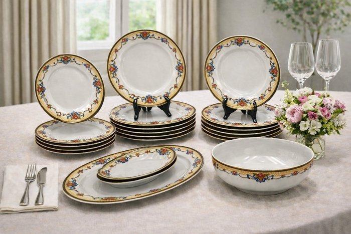 Haviland Limoges - Tafelservies voor 6 (22) - Porselein, Antiquités & Art, Antiquités | Meubles | Tables