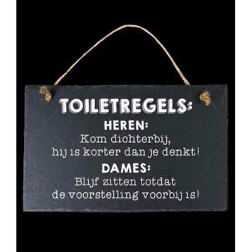 Stone Slogans Toiletregels / Spreuktegel beschikbaar voor biedingen