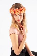 Bloemenkrans Haar Hibiscus Hawaii Oranje Bloemen Haarband Di, Kleding | Dames, Nieuw, Ophalen of Verzenden