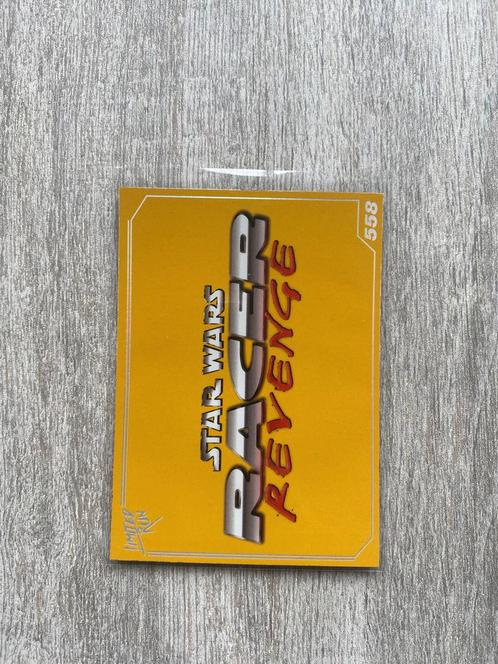 Gen1 #558 silver Star wars Racer revenge Limited run game..., Hobby en Vrije tijd, Verzamelkaartspellen | Overige, Zo goed als nieuw