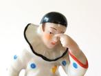 Sitzendorf - Beeldje - pierrot dekselpot - Porselein, Antiek en Kunst