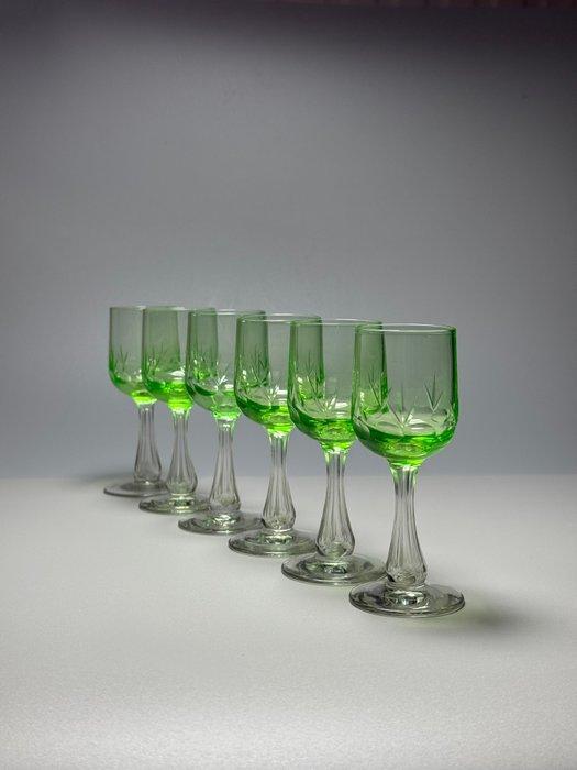 Verrière Doyen - Drinkservies voor 6 (6) - Ouraline -, Antiek en Kunst, Kunst | Designobjecten
