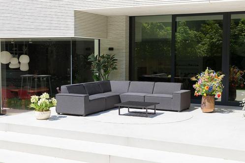 Flow. Cube hoek loungebank sooty |   Sunbrella | SALE, Tuin en Terras, Tuinsets en Loungesets