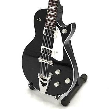 Miniatuur Gretsch Duo Jet gitaar met gratis standaard, Verzenden, Beeldje, Replica of Model