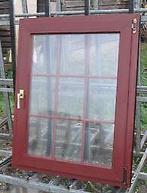 pvc raam , chassis van 95 x 119  meranti look, Doe-het-zelf en Bouw, Nieuw, Kunststof, Raamkozijn, 75 tot 150 cm