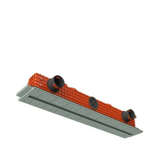 Ergovent instucbaar frameloos lijnrooster 1000 mm | Ø 75 mm, Doe-het-zelf en Bouw, Ventilatie en Afzuiging, Verzenden